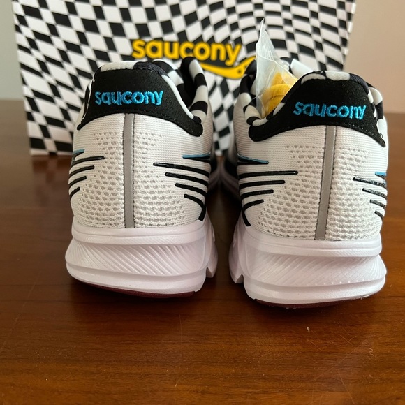 Saucony Ride 14 Running Shoes S20650-40 Reverie Noir Men’s Size 10 - Picture 3 of 7